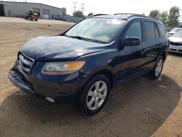 5NMSH13E87H062416 - 2007 HYUNDAI SANTA FE SE BLUE photo 1