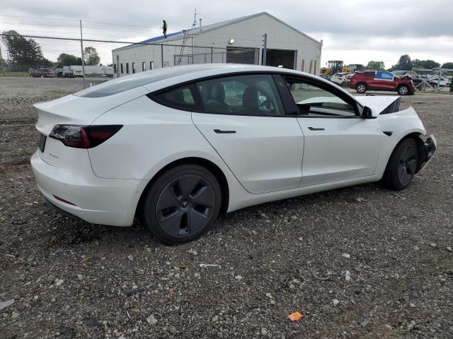 5YJ3E1EB2MF079855 - 2021 TESLA MODEL 3 WHITE photo 3