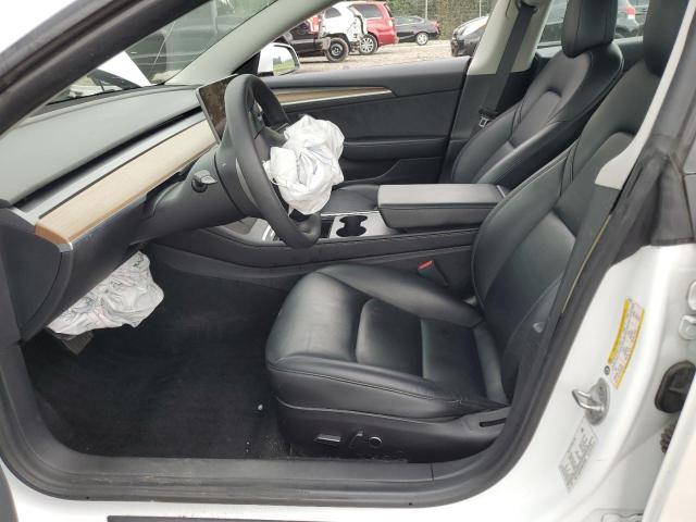 5YJ3E1EB2MF079855 - 2021 TESLA MODEL 3 WHITE photo 7