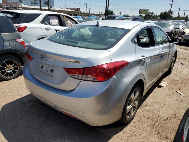 KMHDH4AE7CU205254 - 2012 HYUNDAI ELANTRA GLS SILVER photo 3