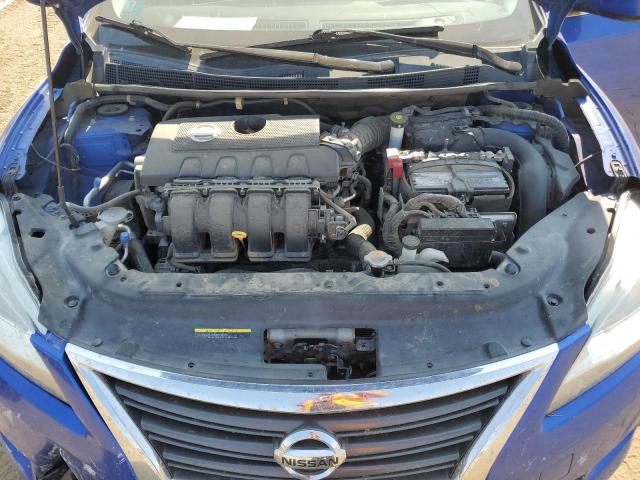 3N1AB7AP5EY281344 - 2014 NISSAN SENTRA S BLUE photo 11