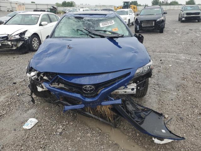 4T1S11AK7RU264524 - 2024 TOYOTA CAMRY SE NIGHT SHADE BLUE photo 5