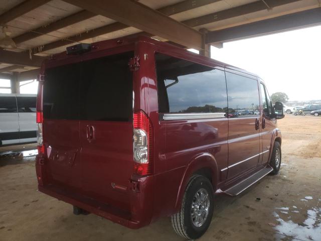 3C6TRVAG6JE153364 - 2018 RAM PROMASTER 1500 STANDARD BURGUNDY photo 4