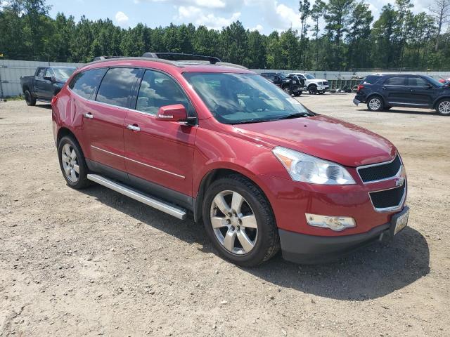 1GNKRLEDXCJ362886 - 2012 CHEVROLET TRAVERSE LTZ BURGUNDY photo 4