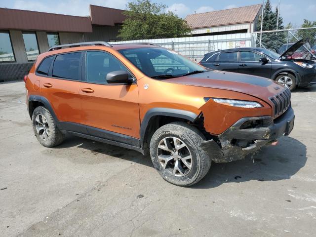 1C4PJMBB8FW546200 - 2015 JEEP CHEROKEE TRAILHAWK ORANGE photo 4