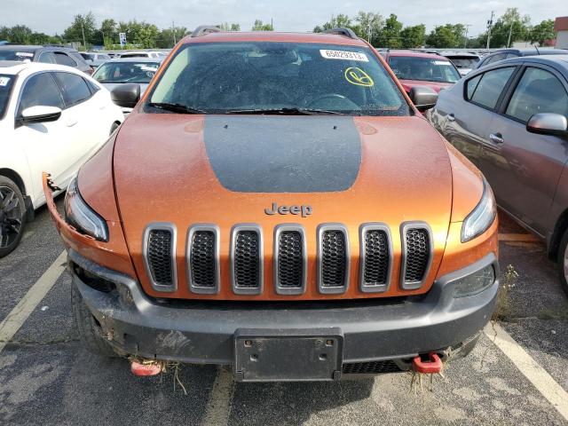 1C4PJMBB8FW546200 - 2015 JEEP CHEROKEE TRAILHAWK 橙色 照片 5