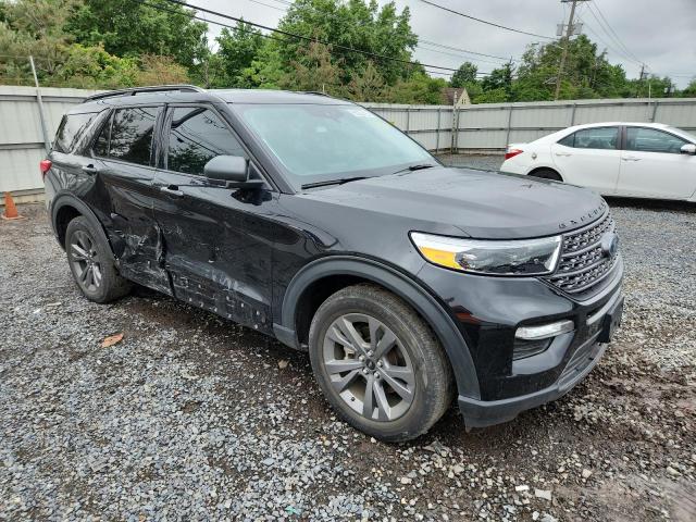1FMSK8DH7MGA90483 - 2021 FORD EXPLORER XLT 黑色 照片 4