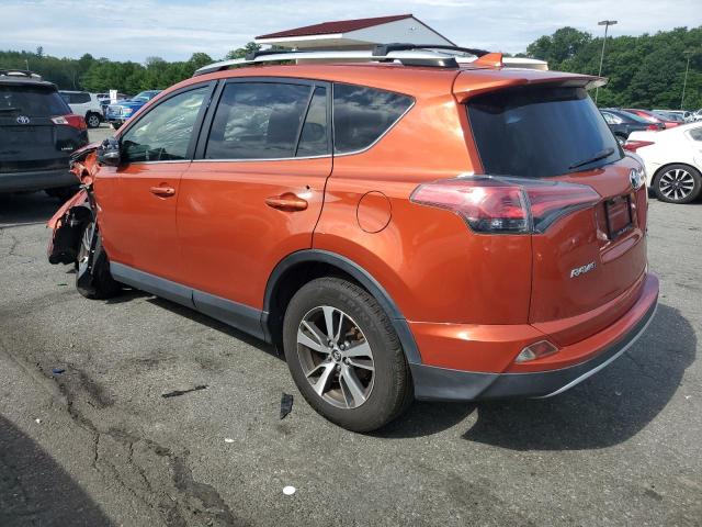 JTMRFREV4GJ074329 - 2016 TOYOTA RAV4 XLE ORANGE photo 2