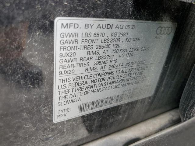 WA1LAAF7XHD019660 - 2017 AUDI Q7 PREMIUM PLUS Schwarz Foto 13