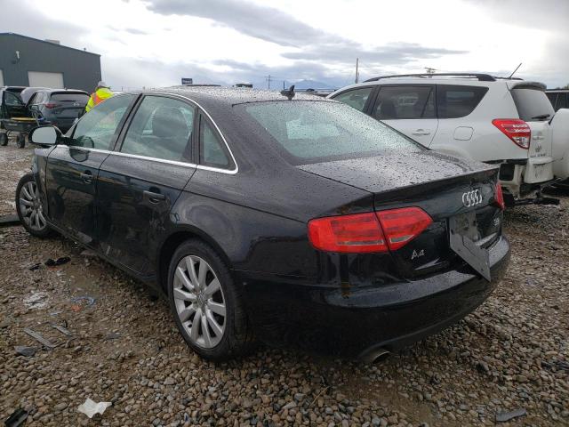 WAULK78K29N048165 - 2009 AUDI A4 3.2 QUATTRO BLACK photo 2