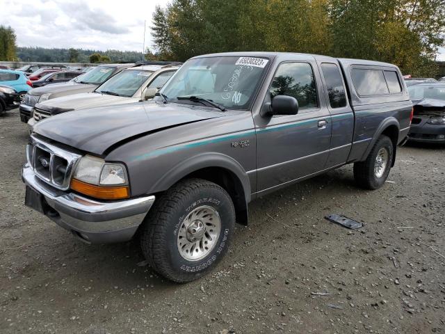 1FTZR15X5WPB55619 - 1998 FORD RANGER SUPER CAB GRAY photo 1