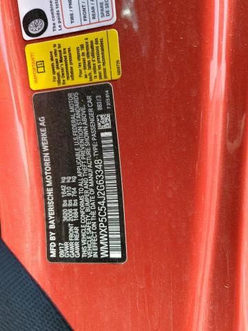 WMWXP5C54J2G63348 - 2018 MINI COOPER RED photo 12