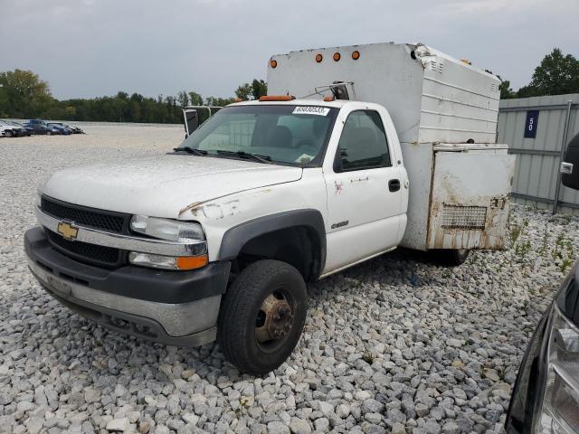 1GBJC34G42E257998 - 2002 CHEVROLET SILVERADO C3500 WHITE photo 1