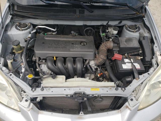 2T1KR32E05C491501 - 2005 TOYOTA COROLLA MA XR SILVER photo 11