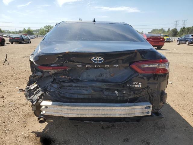 4T1F31AK4NU592201 - 2022 TOYOTA CAMRY XLE Negro foto 6