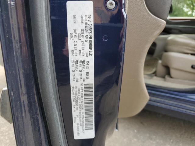 2C4RC1CG7DR536209 - 2013 CHRYSLER TOWN & COU TOURING L BLUE photo 13