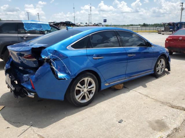 5NPE34AF8JH656961 - 2018 HYUNDAI SONATA SPORT 蓝色 照片 3