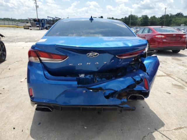 5NPE34AF8JH656961 - 2018 HYUNDAI SONATA SPORT 蓝色 照片 6