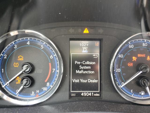 2T1BURHE5KC153094 - 2019 TOYOTA COROLLA L BLACK photo 9