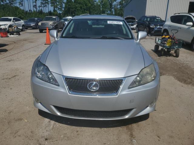 JTHBK262465009382 - 2006 LEXUS IS 250 SILVER photo 5