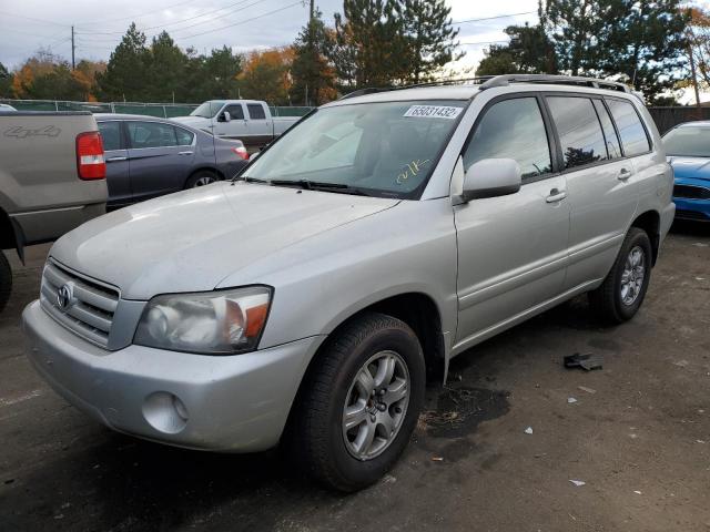 JTEHP21A170190138 - 2007 TOYOTA HIGHLANDER SPORT SILVER photo 2