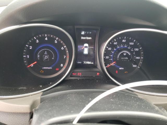 5XYZU3LA4EG189626 - 2014 HYUNDAI SANTA FE WHITE photo 9