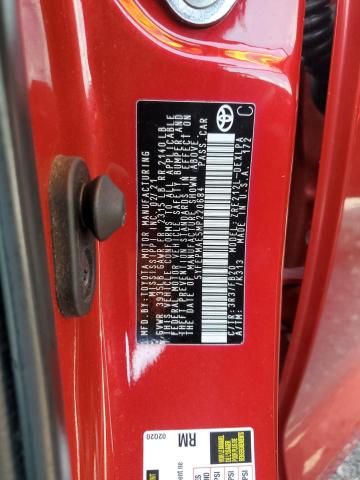 5YFEPMAE5MP220684 - 2021 TOYOTA COROLLA LE RED photo 12