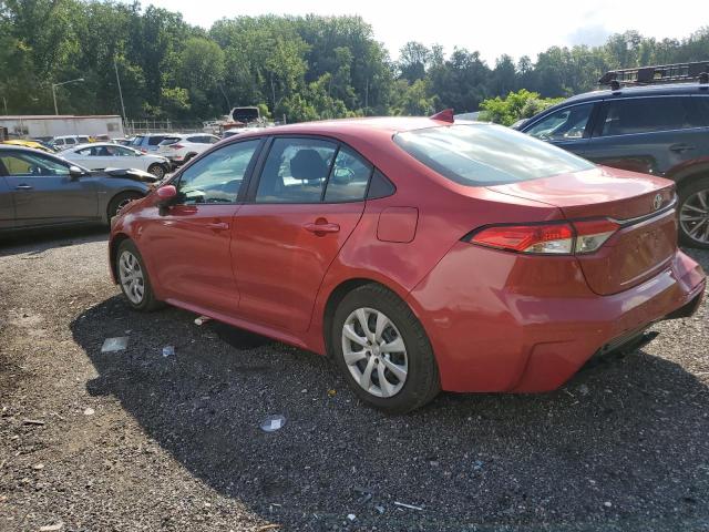 5YFEPMAE5MP220684 - 2021 TOYOTA COROLLA LE RED photo 2