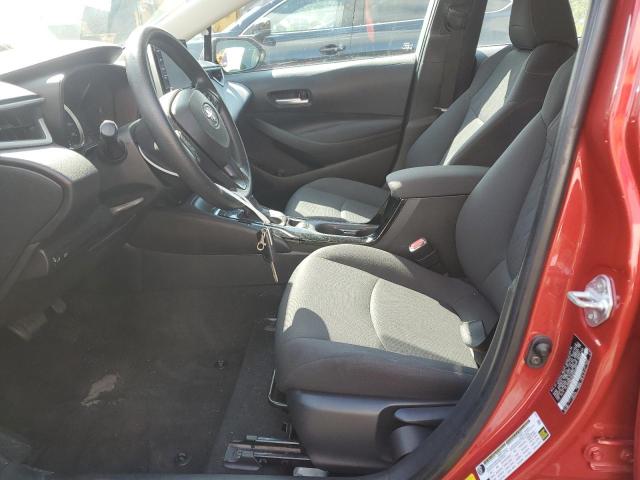 5YFEPMAE5MP220684 - 2021 TOYOTA COROLLA LE RED photo 7