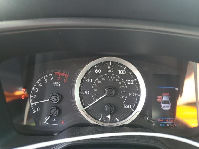 5YFEPMAE5MP220684 - 2021 TOYOTA COROLLA LE RED photo 9