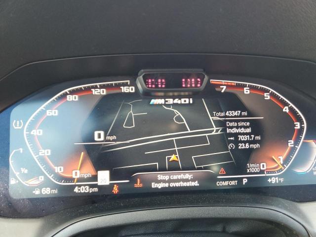 WBA5U7C00LFH39062 - 2020 BMW M340I BLUE photo 9