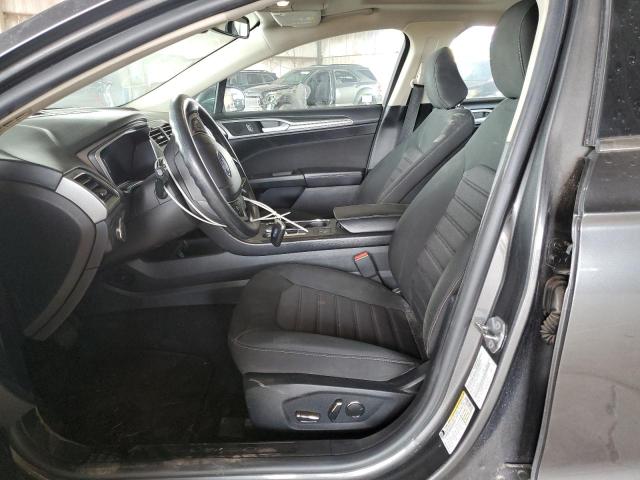 3FA6P0HD5LR150466 - 2020 FORD FUSION SE GRAY photo 7