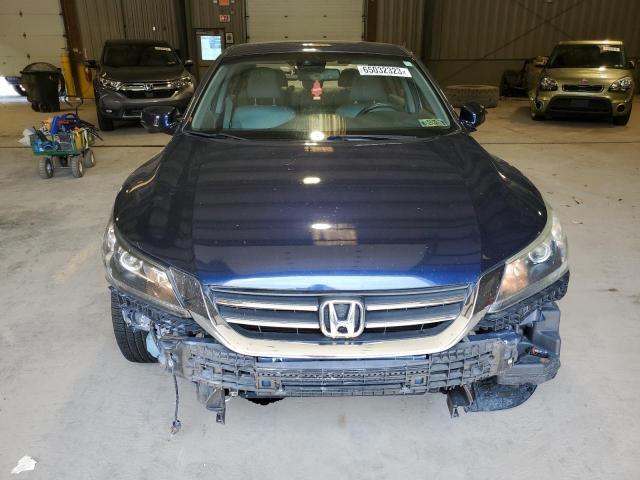 1HGCR2F88EA279390 - 2014 HONDA ACCORD EXL BLUE photo 5