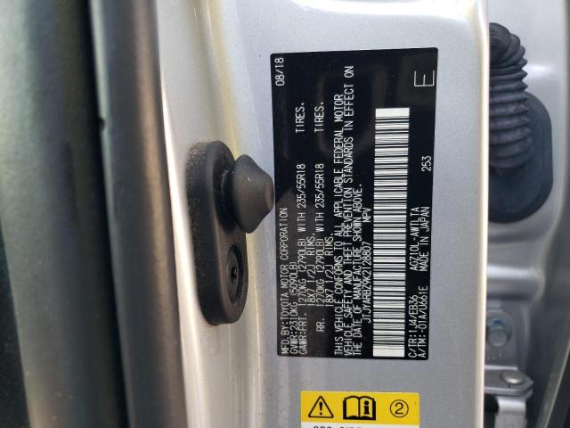 JTJYARBZ9K2128807 - 2019 LEXUS NX 300 BASE 银色 照片 13