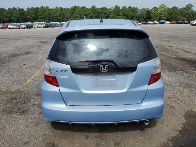 JHMGE8H47AC037132 - 2010 HONDA FIT SPORT BLUE photo 6