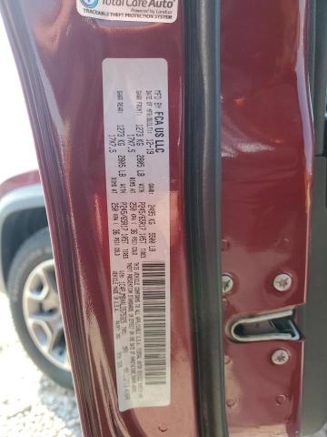 1C4PJMBX4LD575325 - 2020 JEEP CHEROKEE TRAILHAWK მუქწითელი ფოტო 12