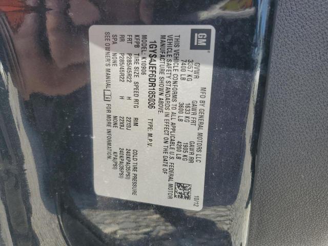 1GYS4JEF6DR185036 - 2013 CADILLAC ESCALADE ESV PREMIUM BLACK photo 16