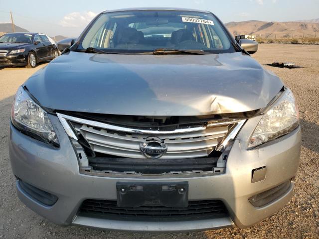 3N1AB7AP3EY261674 - 2014 NISSAN SENTRA S GRAY photo 5