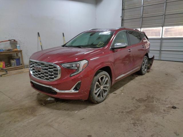 3GKALXEXXJL191476 - 2018 GMC TERRAIN DENALI RED photo 2