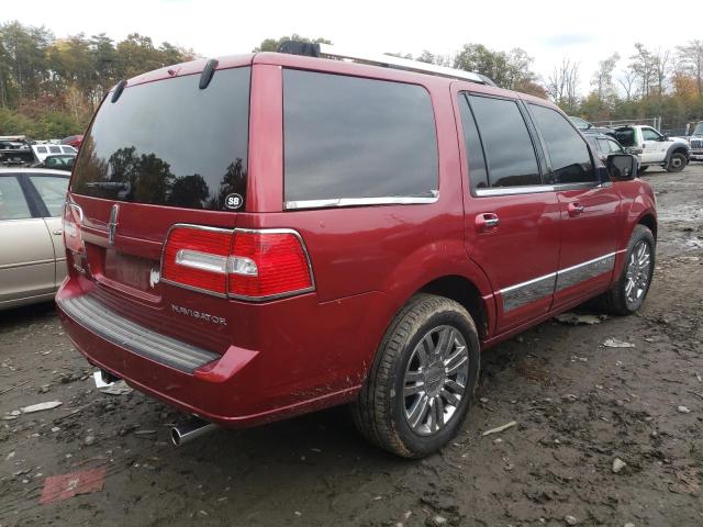 5LMFU28557LJ25653 - 2007 LINCOLN NAVIGATOR 红色 照片 4