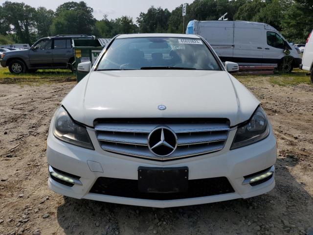 WDDGF8BB6CR206388 - 2012 MERCEDES-BENZ C 300 4MATIC WHITE photo 5