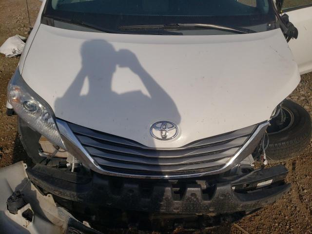 5TDYK3DC0CS270477 - 2012 TOYOTA SIENNA XLE თეთრი ფოტო 12