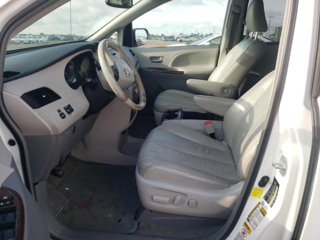 5TDYK3DC0CS270477 - 2012 TOYOTA SIENNA XLE თეთრი ფოტო 7