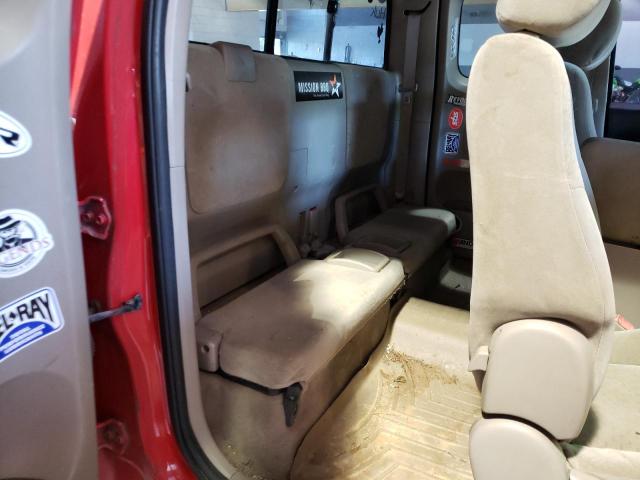 5TEUU42N97Z358441 - 2007 TOYOTA TACOMA ACCESS CAB წითელი ფოტო 10