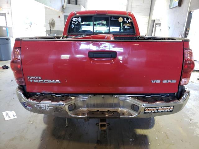 5TEUU42N97Z358441 - 2007 TOYOTA TACOMA ACCESS CAB წითელი ფოტო 6