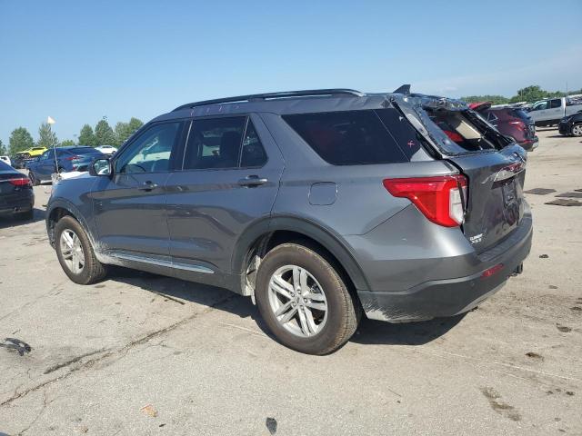 1FMSK8DH2MGC10772 - 2021 FORD EXPLORER XLT SILVER photo 2