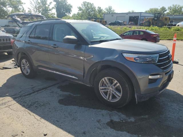 1FMSK8DH2MGC10772 - 2021 FORD EXPLORER XLT SILVER photo 4