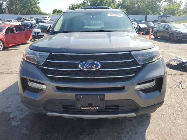 1FMSK8DH2MGC10772 - 2021 FORD EXPLORER XLT SILVER photo 5