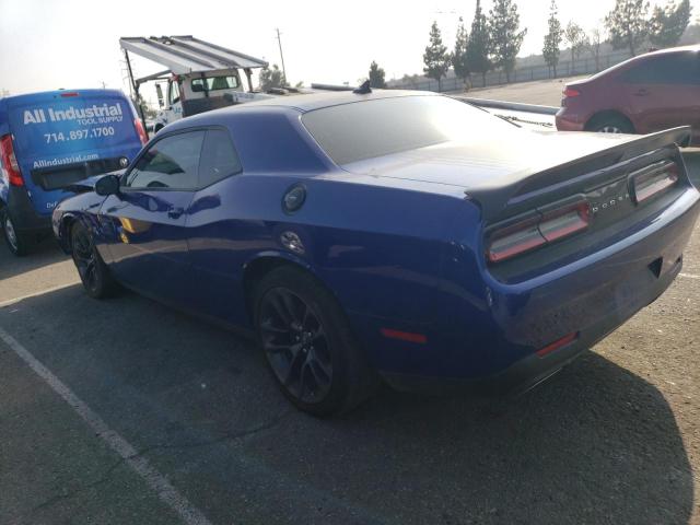2C3CDZFJXMH563861 - 2021 DODGE CHALLENGER R/T SCAT PACK BLUE photo 2