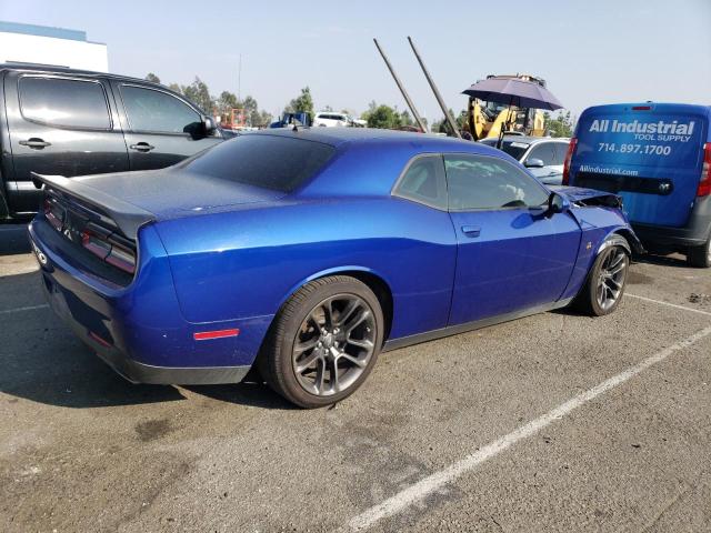 2C3CDZFJXMH563861 - 2021 DODGE CHALLENGER R/T SCAT PACK BLUE photo 3